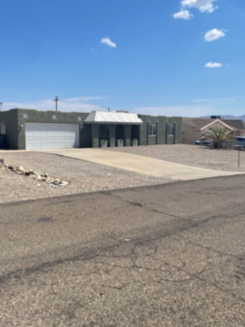 Large driveway