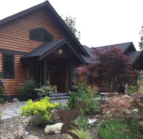 Front of my home. Entrance to “Raven’s Landing Studio” on right.