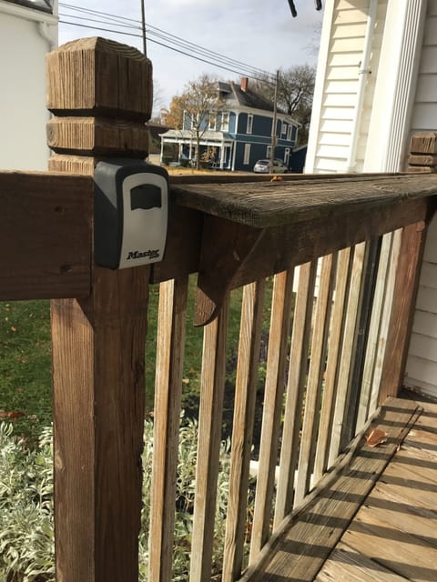 You will find your key here. Welcome home!