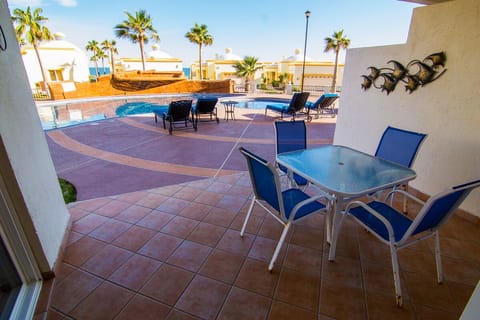 View of pool area from Patio