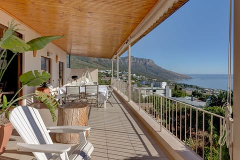 All rooms lead onto the large balcony which has spectacular views
