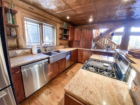 The Kitchen features a huge walk-in pantry, ample counter space and state of the art stainless steel appliances