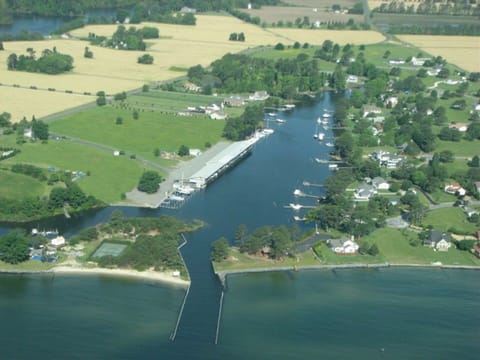 At the end of the penninsula between the two Rivers, is Ingram Bay Marina 