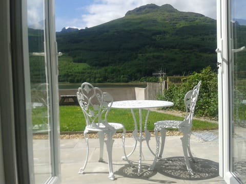 Private garden with views