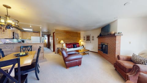 Living Room with Fireplace