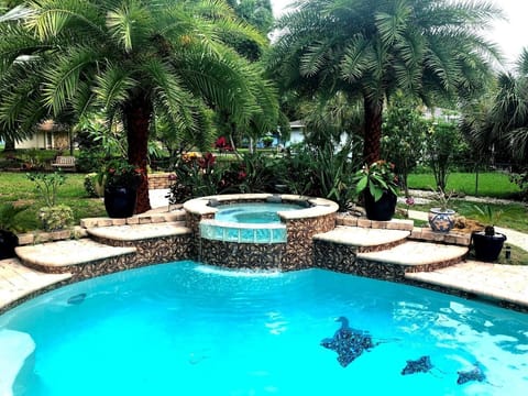 pool and spa