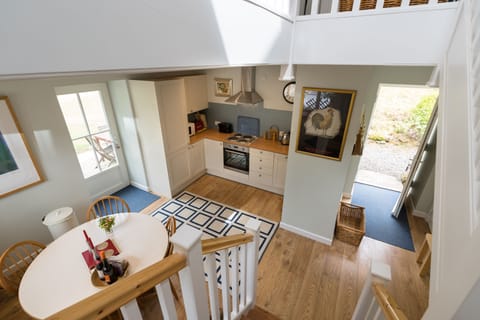 Front door and garden door, Vorlich Cottage
