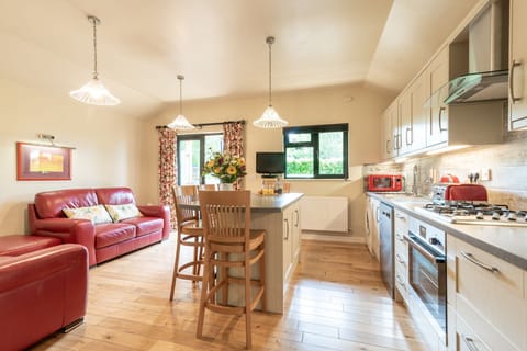 Open plan living area