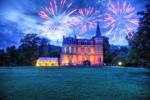 Fireworks display at Chateau Lena for a wedding; a magical experience!
