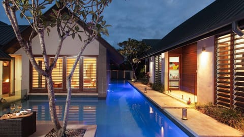 view from the pool and games room