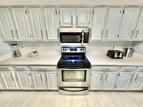 Fully stocked kitchen