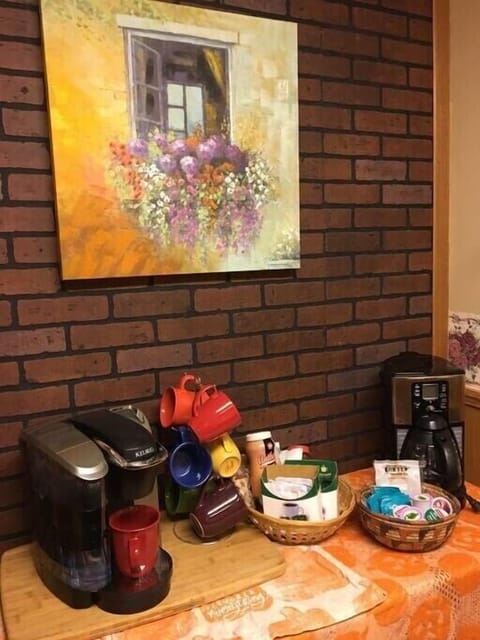 Coffee makers and condiments 