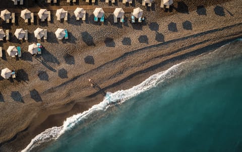 On the beach