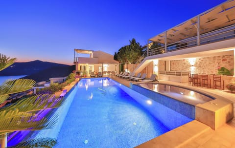Villa Yazlik from the middle terrace