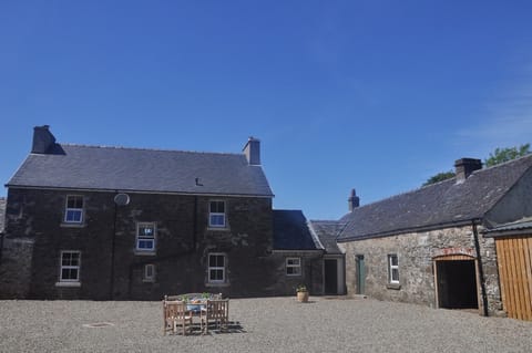 Private court yard to the back Finchairn Farmhouse.