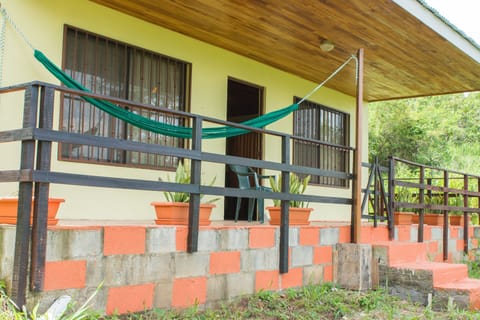 Front door and patio 