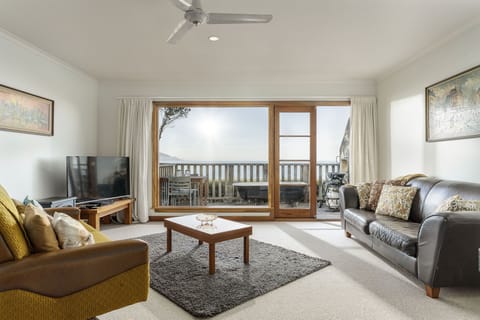 The Living Room with sea and mountain views