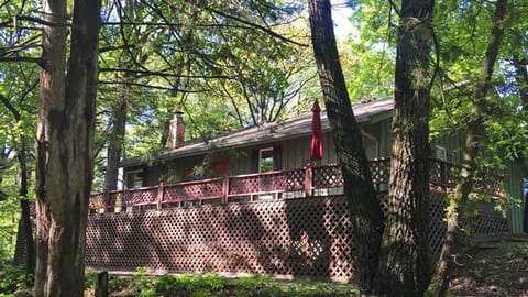 Front of Cabin, where you park.