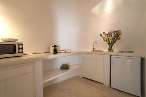 Standard Suite, 2 Bedrooms, Jetted Tub (Heated Outdoor) | Private kitchen | Fridge, stovetop, espresso maker, coffee/tea maker