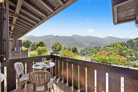 Panoramic Apartment, 1 Bedroom, Balcony, Mountain View (5 pax) | Balcony view