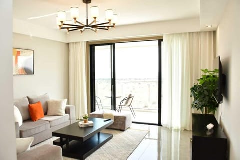 Apartment, 2 Bedrooms, Balcony | Living area | 43-inch Smart TV with digital channels, Netflix, streaming services