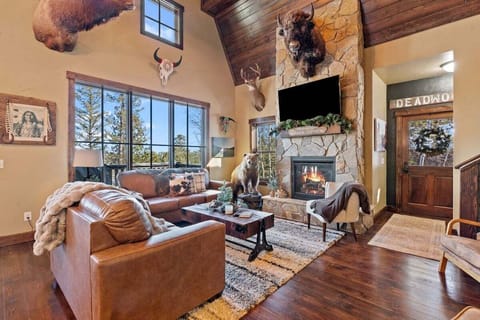 Great Room with gas fireplace