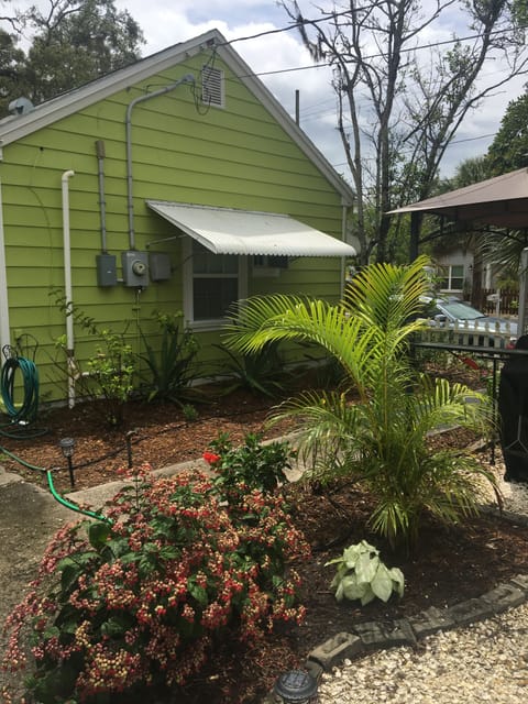 The side of the cottage from the garden
