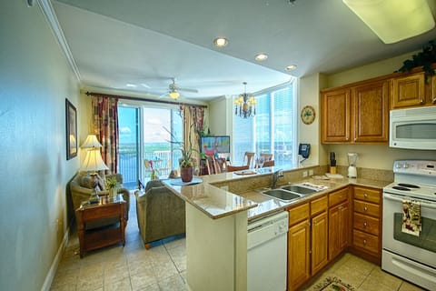 Open-concept kitchen 