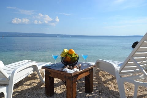 Private beach
