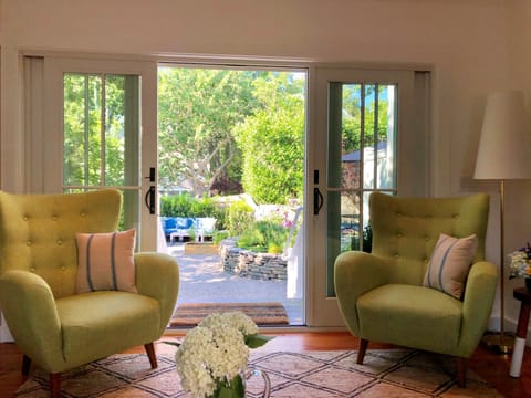 Looking out to the garden 