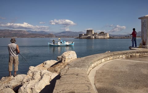 Bourtzi, the seaside fortress (5 minutes' walk for the boat trip)