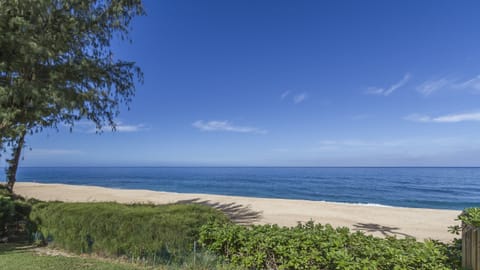 Beautiful white sandy beach