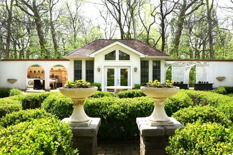 Villa in summer.