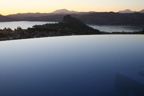 Infinity pool with view of La Pena