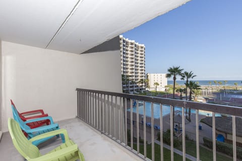 Views to the beach from private balcony.