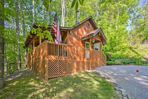 Tucked in the corner.