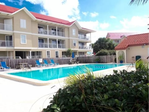 Sound side complex with tropical pool
