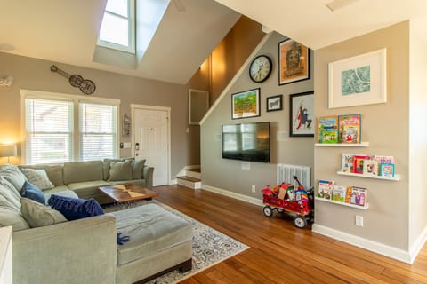 Welcome to our family home! 4 bedroom, 2 bath with open kitchen/dining/living!