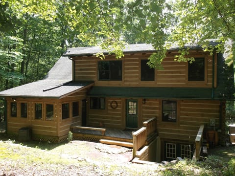 House Rear With Small Grilling Deck