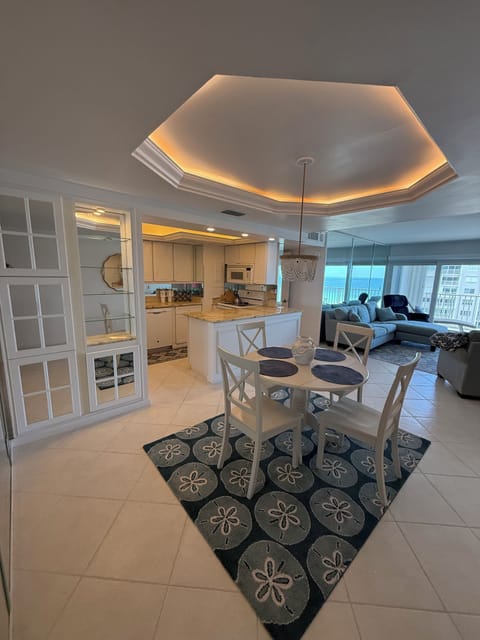 Dining area with pantry space and bar storage