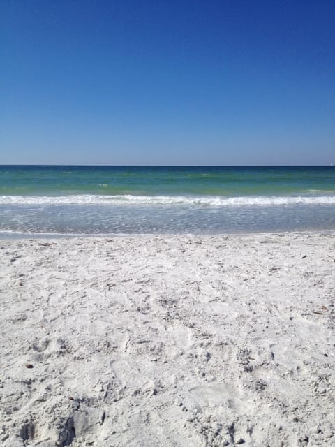 beach steps away from the townhouse