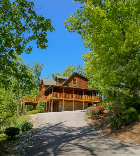 Privately Situated Atop Bluff Mountain On Two Plus Acres