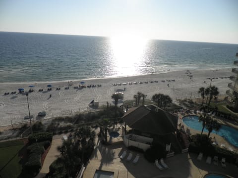 Beach Views from our balcony are awesome!
