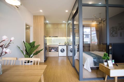 Apartment, 1 Bedroom (Unit 2) | Living area | LCD TV