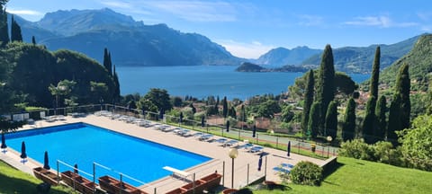 Pool and Tennis court with a view