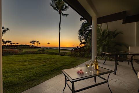 From your morning coffee to pau hana and viewing the stars after dinner; this lanai may quickly become your favorite spot on the Kohala Coast.