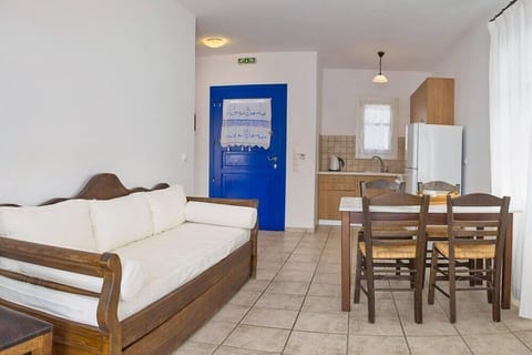 Apartment, 1 Bedroom, Partial Sea View | Living area | LED TV