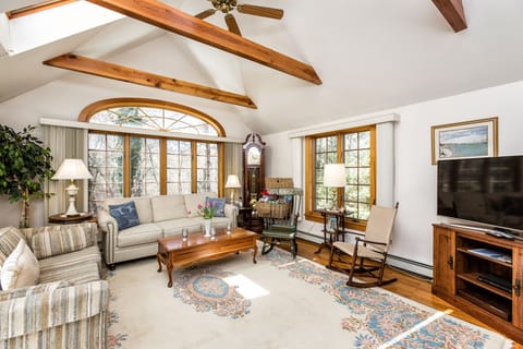 Our sunny family room with views to the great  outdoors!