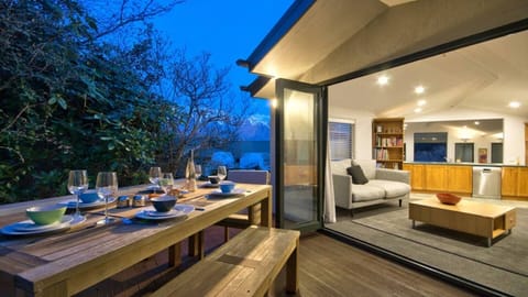 Alfresco dining on the back deck