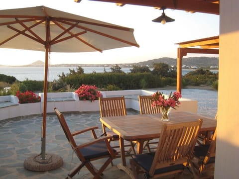 Terrace in front of kitchen